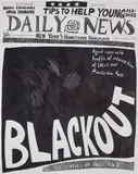 Aleksandra Mir, Blackout (7 July 1999), 2007, ink and marker on paper