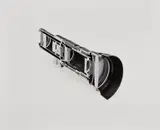 Christopher Williams, Cutaway model Nikkor zoom lens 50-300mm f/4.5. Focal length: 5-300mm. Maximum aperture: 1:4:5. Lens construction: 20 elements in 13 groups. Picture angle: 46°(f=50mm) - 8° 10'(f=300mm.) Distance scale: Graduated in meters or feet up to 2.5m (8.5 ft.) to infinity. Aperture scale: f/4.5-f/22. Aperture diaphragm: Fully automatic. Meter coupling prong: Integrated (fully open exposure metering.) Focusing: By turning the focusing ring. Zooming: By turning the zooming ring (reference markings for 50, 60, 70, 85, 105, 13, 200, 250 NS 300mm.) Attachment size: 95mm (P=1.00.) Filter: 95mm screw-in. Fabricated by Andre Benschop, Veldhoven, The Netherlands. Photography by Douglas M. Parker Studio, Glendale, California, October 13, 2007 - October 29, 2008, gelatin silver print
