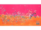 Rafa Macarrón, Libre, 2014, mixed media on canvas