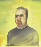 Dana Schutz, Rob (Blind date for Elvis), 2001, oil on canvas
