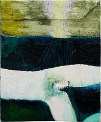Alex Foxton, August 1980, 2023, oil on cardboard