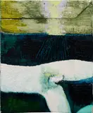 Alex Foxton, August 1980, 2023, oil on cardboard