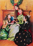 Sam McKinniss, Little Women, 2020, color pencil on paper