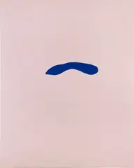 Gary Hume, Blue Mouth World, 1999, enamel paint on aluminum