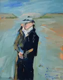 Rainer Fetting, Klaus Ohmann am Alexander Platz