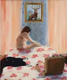 Caroline Walker, Monarch of the Glen, 2004, oil on board