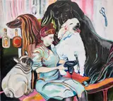 Meta Isaeus-Berlin, Ett Stags Paradis, 2013, oil on canvas