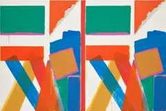 Bernard Piffaretti, Untitled, 2019, acrylic on canvas