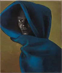 Manto de Ogum by Gustavo Nazareno, 2021, oil on linen, sold Dec 2024