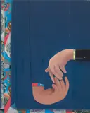 Rebecca Ness, Contact, 2018, oil on panel
