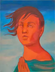 Haley Josephs, A Human is a Speaking Flame, 2016, oil on canvas