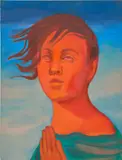 Haley Josephs, A Human is a Speaking Flame, 2016, oil on canvas