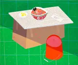 Wendy Park, Noodles and Bucket, 2022, acrylic on canvas