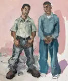 John Sonsini, Jorge and Pedro, 2004, oil on canvas
