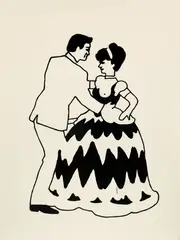 Dance by Tomoo Gokita, 2010, acrylic enamel and spray paint on canvas, offered Dec 2024
