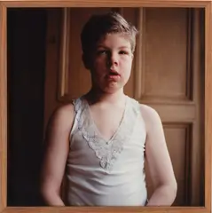 zonder titel by Hellen van Meene, 1995, chromogenic print, in artist’s wooden frame, sold Dec 2024