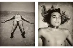 Chris Burden, Prelude to 220, or 110, 1971, gelatin silver print, in 2 parts