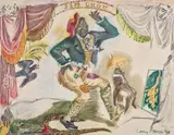 Larry Rivers, Thomas Rice in the Role of Jim Crow the Minstrel Dancer