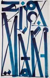 RETNA, Sacred Scars, 2014, watercolor on paper