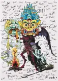Jordan Wolfson, Untitled (for Parkett, no. 100/101), 2017, inkjet and silkscreen on paper