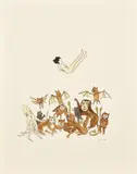 Marcel Dzama, Untitled, 2003, ink and watercolor on paper