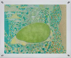 Max Hooper Schneider, Balance, 2008, marker and pen on paper, in artist's frame