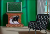 Laure Mary-Couégnias, The Visitor, 2021, oil on canvas