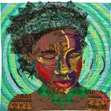 Bisa Butler, Whirlwind, 2016, quilted cotton, silk, taffeta, sequin, netting and mud cloth