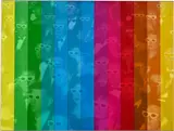 Hank Willis Thomas, Society of the Spectacle (Spectrum IV), 2019, UV print on retroreflective vinyl mounted to Dibond