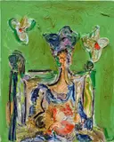 George Condo, Untitled, 1987, oil on canvas