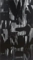 Untitled (A Victim of American Democracy) by Adam Pendleton, 2016, silkscreen ink and spray paint on canvas, laid on panel, offered Mar 2023