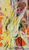 Spencer Lewis, Untitled, 2013, acrylic, spray paint, gesso, oil and tape on canvas
