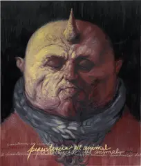 Roberto Fabelo, Persistencia del animal (Persistence of the animal), 2012, oil on canvas