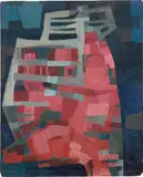 Umberto Peña, Fragmento de Buey (Piece of Ox), 1961, pyroxylin on Masonite