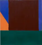 David Diao, Flashe, 1973, acrylic on canvas
