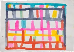 Stanley Whitney, Untitled, 2016, gouache on paper