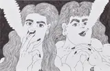 Ana Benaroya, September Song, 2019, ink and graphite on paper