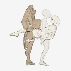 Kara Walker, Forging Freedoms, 1996, charcoal on cut paper