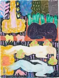 Sophie Larrimore, Finger Lakes, 2021, watercolor, gouache and colored pencil on paper