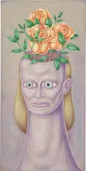 Pedro Pedro, Thoughtful, 2017, acrylic on linen