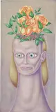 Pedro Pedro, Thoughtful, 2017, acrylic on linen