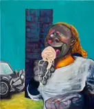 Cheyenne Julien, When the Lights Go Out, 2017, oil on canvas