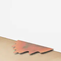 Liquid Flame by Teresita Fernández, 2003, digital print on vinyl, glass beads, aluminum and MDF, sold Mar 2023