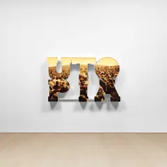 Doug Aitken, UTOPIA (Altamont Motor Speedway), 2011, aluminum lightbox, LED lights, chromogenic transparency and acrylic
