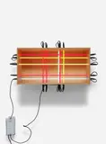 Anthony James, New York City 2, 2004, birch plywood and neon