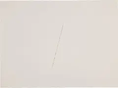 Fred Sandback, Untitled, 1986, colored pencil on paper