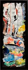 John Chamberlain, Snoogie Funtabulus, 1989, monotype in colors on wove paper, in 2 parts