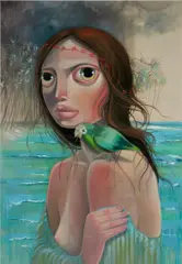 Tania Marmolejo, Dreams of Escape, 2021, oil on linen