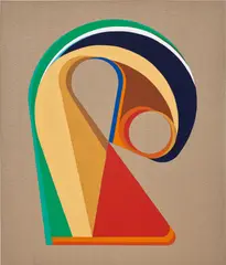 Eamon Ore-Giron, It's Early Babe, 2014, Flashe on linen