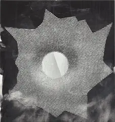 Nate Lowman, Bullet Hole, 2006, silkscreen ink on canvas